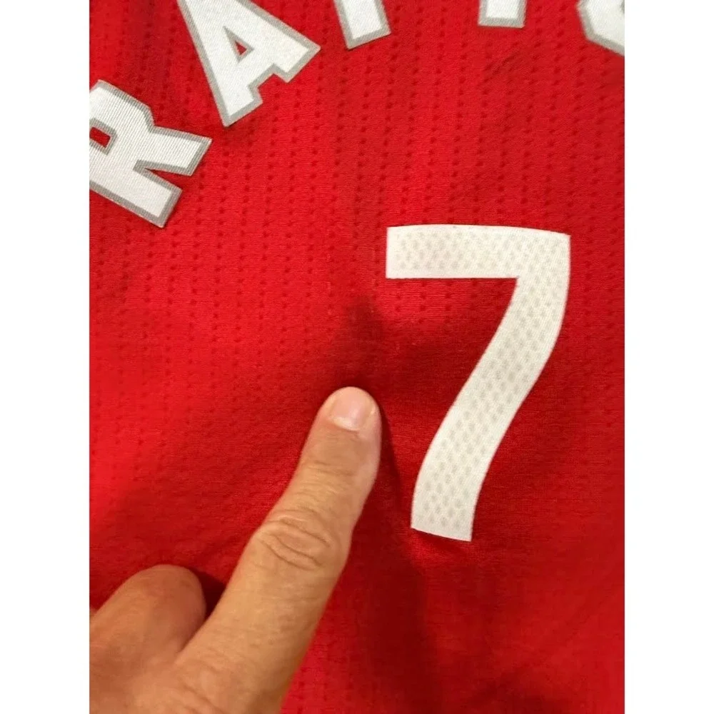 Adidas Toronto Raptors Kyle Lowry 7 Swingman Jersey Red Youth S NBA Basketball